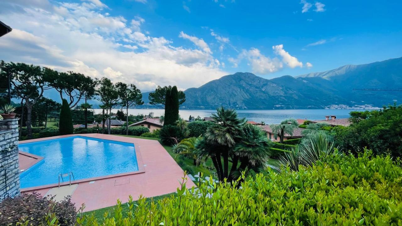 Lake View, Swimming Pool, Tennis Court And Private Parking Mezzegra Exterior photo